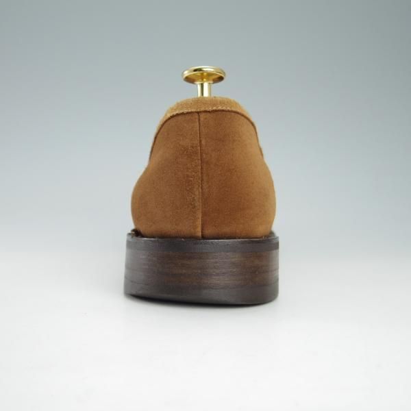 ★パラブーツ SIZE 7.5【モデル定価￥77,000-★DAX/ダックス】ギャラクシーソール/コインローファー/スエード/茶/Paraboot★g761