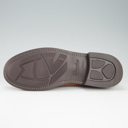 ★パラブーツ SIZE 7.5【モデル定価￥77,000-★DAX/ダックス】ギャラクシーソール/コインローファー/スエード/茶/Paraboot★g761