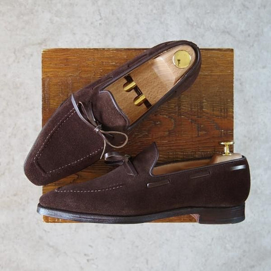 極上★クロケット&ジョーンズ 5E【同系モデル定価￥80,300-★トレーディングポスト別注/WENDOVER 2】ローファー/Crockett&Jones★g762