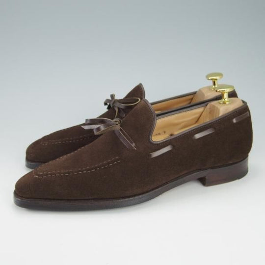 極上★クロケット&ジョーンズ 5E【同系モデル定価￥80,300-★トレーディングポスト別注/WENDOVER 2】ローファー/Crockett&Jones★g762