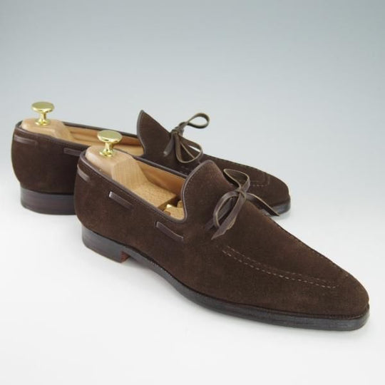 極上★クロケット&ジョーンズ 5E【同系モデル定価￥80,300-★トレーディングポスト別注/WENDOVER 2】ローファー/Crockett&Jones★g762