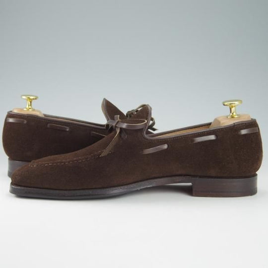 極上★クロケット&ジョーンズ 5E【同系モデル定価￥80,300-★トレーディングポスト別注/WENDOVER 2】ローファー/Crockett&Jones★g762