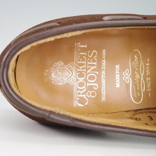 極上★クロケット&ジョーンズ 5E【同系モデル定価￥80,300-★トレーディングポスト別注/WENDOVER 2】ローファー/Crockett&Jones★g762