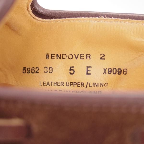 極上★クロケット&ジョーンズ 5E【同系モデル定価￥80,300-★トレーディングポスト別注/WENDOVER 2】ローファー/Crockett&Jones★g762