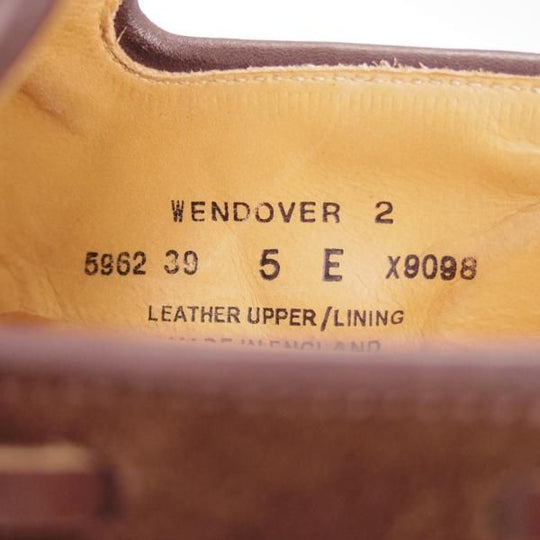 極上★クロケット&ジョーンズ 5E【同系モデル定価￥80,300-★トレーディングポスト別注/WENDOVER 2】ローファー/Crockett&Jones★g762