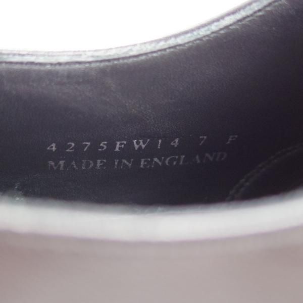 極上★(英)BARKER/バーカー 7F【定価￥49,500-★ダイナイトソール仕様/4275FW】ストレートチップ/カーフ/黒/メンズ★g763