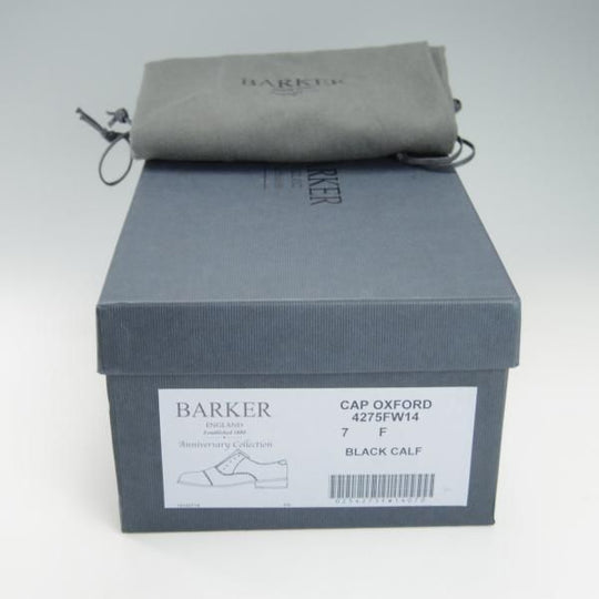 極上★(英)BARKER/バーカー 7F【定価￥49,500-★ダイナイトソール仕様/4275FW】ストレートチップ/カーフ/黒/メンズ★g763