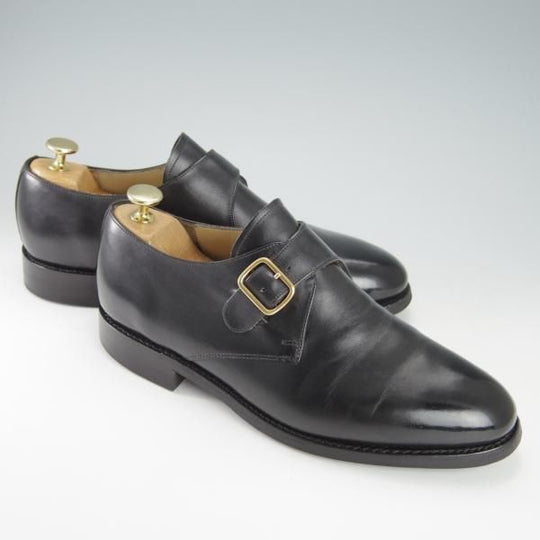 ★ロイドフットウェア 7E【ダイナイトソール仕様★(英)BARKER製/バーカー】Vシリーズ/モンクストラップ/黒/Lloyd Footwear★g764