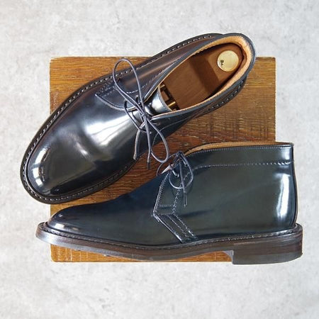 極美品★トリッカーズ SIZE 7.5【定価￥124,200-★コードバン/紺/ダイナイトソール】M7384/ナノユニバース別注/メンズ/Tricker's★g766
