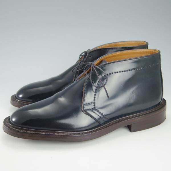 極美品☆トリッカーズ SIZE 7.5【定価￥124,200-☆コードバン/紺