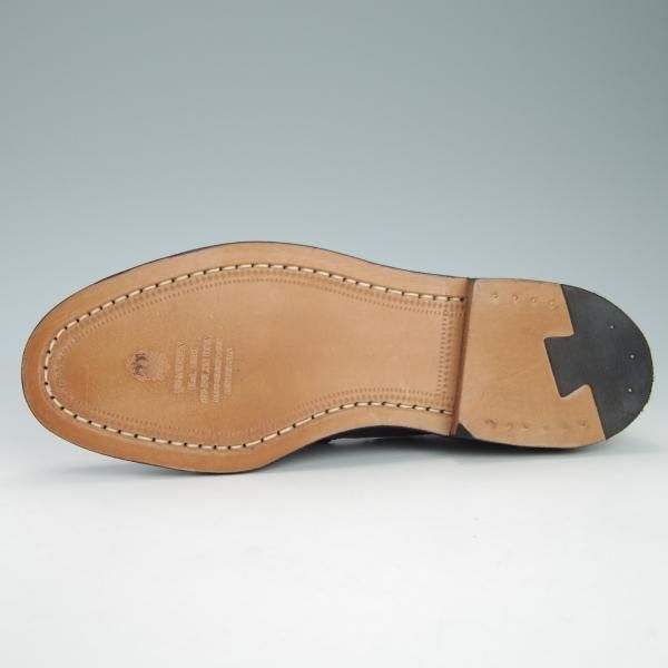 未使用★(米)YUKETEN/ユケテン 9C【定価￥118,800-★コードバン仕様/(米)ホーウィン社】705SP/モカシン/ローファー/黒×赤茶★g768