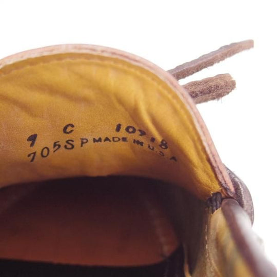 未使用★(米)YUKETEN/ユケテン 9C【定価￥118,800-★コードバン仕様/(米)ホーウィン社】705SP/モカシン/ローファー/黒×赤茶★g768