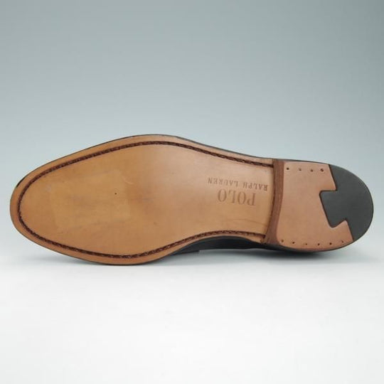 未使用★(米)アレンエドモンズ 7.5D【★(米)ラルフローレン別注/POLO Ralph Lauren】コインローファー/カーフ/黒/ALLEN EDMONDS★g769