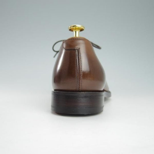 未使用★(英)グレンソン 8F【定価￥93,500-★G-ONEライン/G1】37705/プレーントゥ/Vフロント/カーフ/茶/メンズ/GRENSON★g771