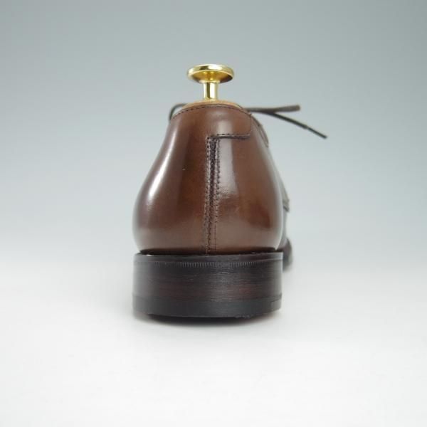 未使用★(英)グレンソン 8F【定価￥93,500-★G-ONEライン/G1】37705/プレーントゥ/Vフロント/カーフ/茶/メンズ/GRENSON★g771