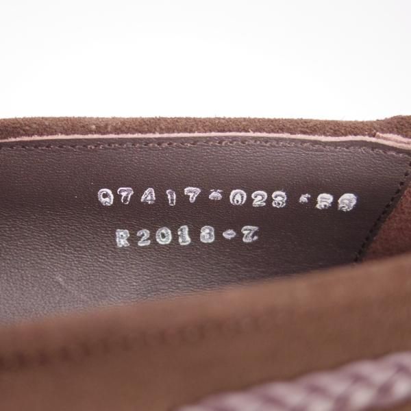 新品★三陽山長 SIZE 7【定価￥75,900-★鹿一郎/R2013ラスト】タッセルローファー/スエード/濃茶/メンズ/SanyoYamacho★g772