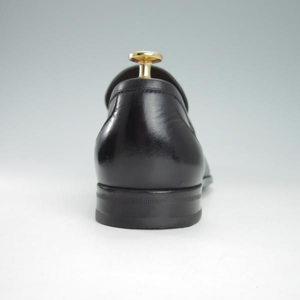 極美品★(伊)サルヴァトーレ・フェラガモ 8.5EE【★コインローファー/カーフ】スリッポン/黒/メンズ/Salvatore Ferragamo★g773