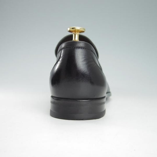 極美品★(伊)サルヴァトーレ・フェラガモ 8.5EE【★コインローファー/カーフ】スリッポン/黒/メンズ/Salvatore Ferragamo★g773