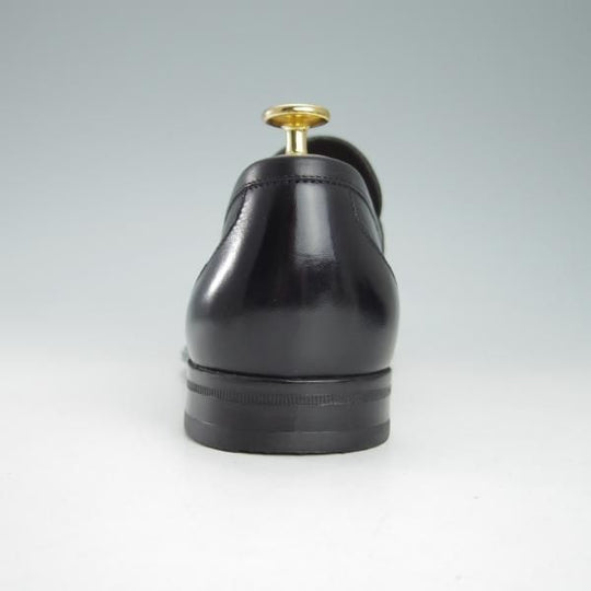 極美品★(伊)サルヴァトーレ・フェラガモ 8.5EE【★コインローファー/カーフ】スリッポン/黒/メンズ/Salvatore Ferragamo★g773