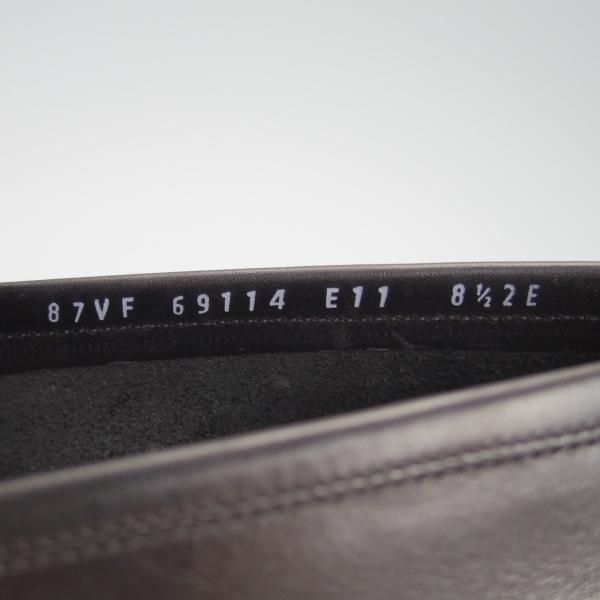 極美品★(伊)サルヴァトーレ・フェラガモ 8.5EE【★コインローファー/カーフ】スリッポン/黒/メンズ/Salvatore Ferragamo★g773