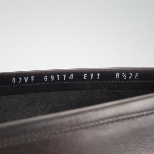 極美品★(伊)サルヴァトーレ・フェラガモ 8.5EE【★コインローファー/カーフ】スリッポン/黒/メンズ/Salvatore Ferragamo★g773