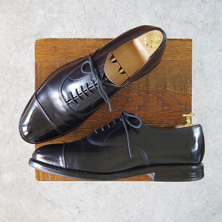 極上★(米)アレンエドモンズ 7D【定価￥75,900-★パークアベニュー/Park Avenue】ストレートチップ/カーフ/黒/ALLEN EDMONDS★g774