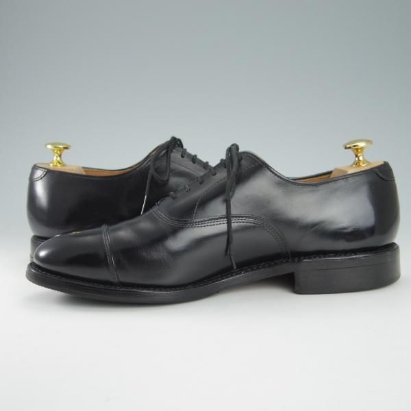極上★(米)アレンエドモンズ 7D【定価￥75,900-★パークアベニュー/Park Avenue】ストレートチップ/カーフ/黒/ALLEN EDMONDS★g774