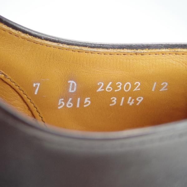 極上★(米)アレンエドモンズ 7D【定価￥75,900-★パークアベニュー/Park Avenue】ストレートチップ/カーフ/黒/ALLEN EDMONDS★g774