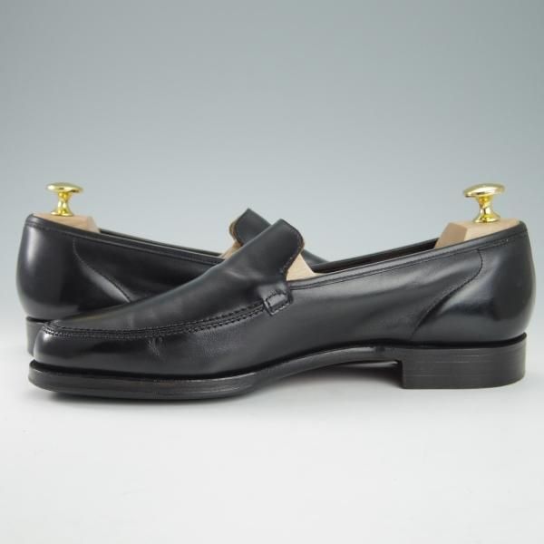 極美品★クロケット&ジョーンズ 6E【定価￥86,900-★ビームスF別注/GAVIN】235ラスト/ローファー/カーフ/黒/BEAMS/Crockett&Jones★g775