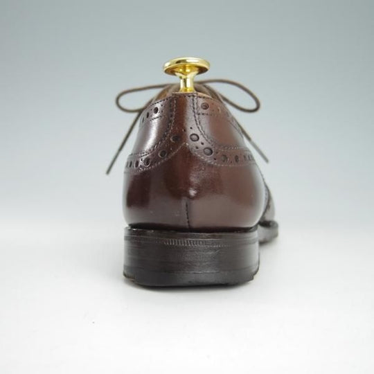 ★チャーチ 55F/UK5.5【チェットウィンド同系モデル★SANDRINGHAM/173ラスト】フルブローグ/カーフ/濃茶/メンズ/Church's★g777