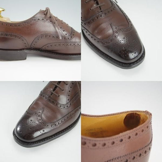 ★チャーチ 55F/UK5.5【チェットウィンド同系モデル★SANDRINGHAM/173ラスト】フルブローグ/カーフ/濃茶/メンズ/Church's★g777