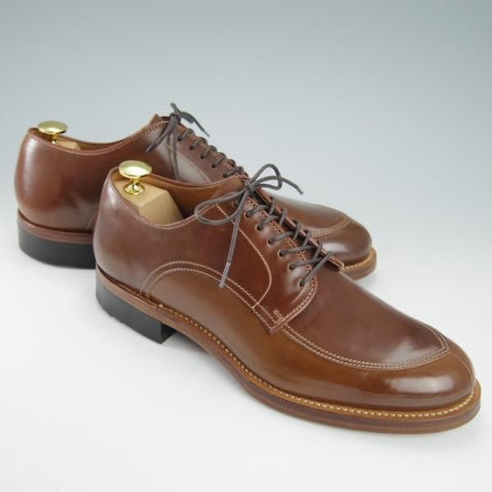 極美品★Makers/メイカーズ SIZE 7.5【現行定価￥114,950-★茶系コードバン仕様/BOURBON/ホーウィン社】CDVN-02/Vチップ★g779