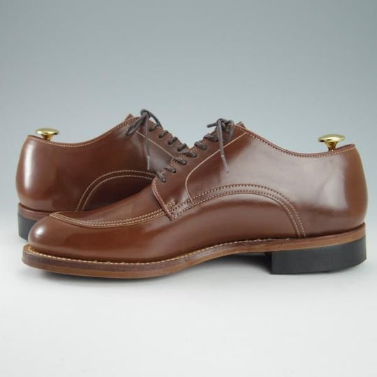 極美品★Makers/メイカーズ SIZE 7.5【現行定価￥114,950-★茶系コードバン仕様/BOURBON/ホーウィン社】CDVN-02/Vチップ★g779