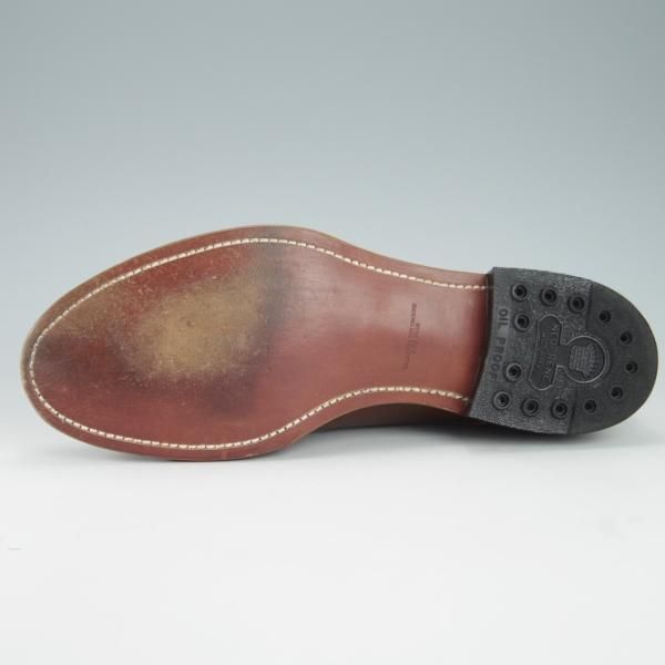 極美品★Makers/メイカーズ SIZE 7.5【現行定価￥114,950-★茶系コードバン仕様/BOURBON/ホーウィン社】CDVN-02/Vチップ★g779