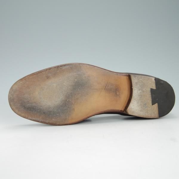 美品★(伊)F.LLIジャコメッティ SIZE 40【現行定価10万円程度★ビットローファー/FG291】カーフ/MARRONE/茶/Giacometti★g780