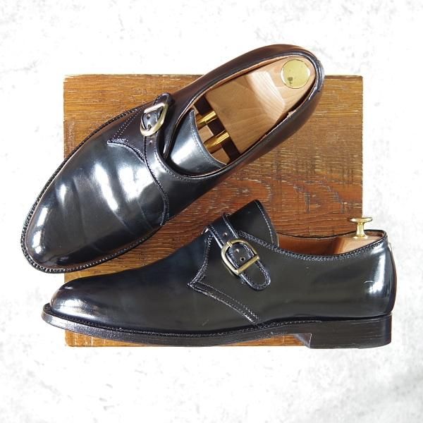 新品 オールデン シガーコードバン 9D モンクストラップ