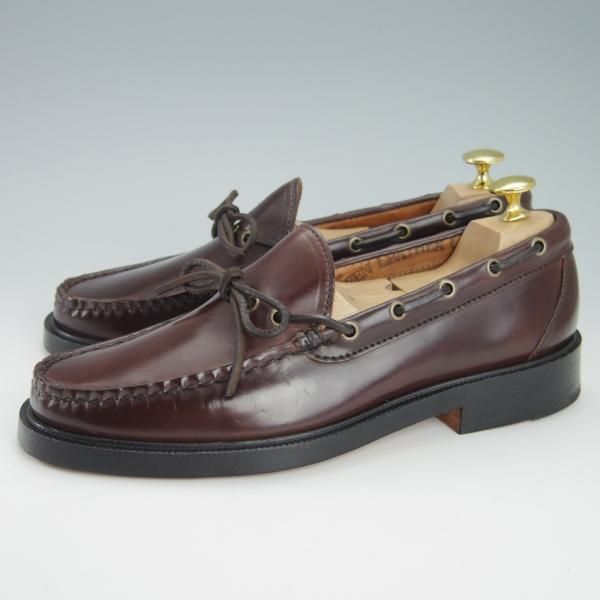 未使用★(米)YUKETEN/ユケテン 7.5C【定価￥118,800-★コードバン仕様/(米)ホーウィン社】705/モカシン/ローファー/赤茶/メンズ★g785