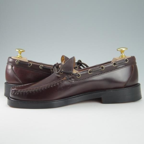 未使用★(米)YUKETEN/ユケテン 7.5C【定価￥118,800-★コードバン仕様/(米)ホーウィン社】705/モカシン/ローファー/赤茶/メンズ★g785