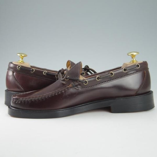 未使用★(米)YUKETEN/ユケテン 7.5C【定価￥118,800-★コードバン仕様/(米)ホーウィン社】705/モカシン/ローファー/赤茶/メンズ★g785