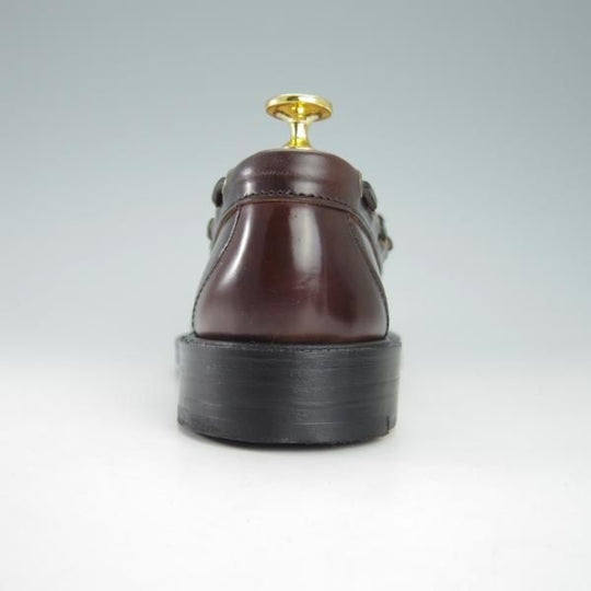 未使用★(米)YUKETEN/ユケテン 7.5C【定価￥118,800-★コードバン仕様/(米)ホーウィン社】705/モカシン/ローファー/赤茶/メンズ★g785