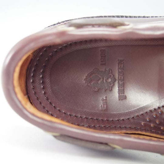 未使用★(米)YUKETEN/ユケテン 7.5C【定価￥118,800-★コードバン仕様/(米)ホーウィン社】705/モカシン/ローファー/赤茶/メンズ★g785