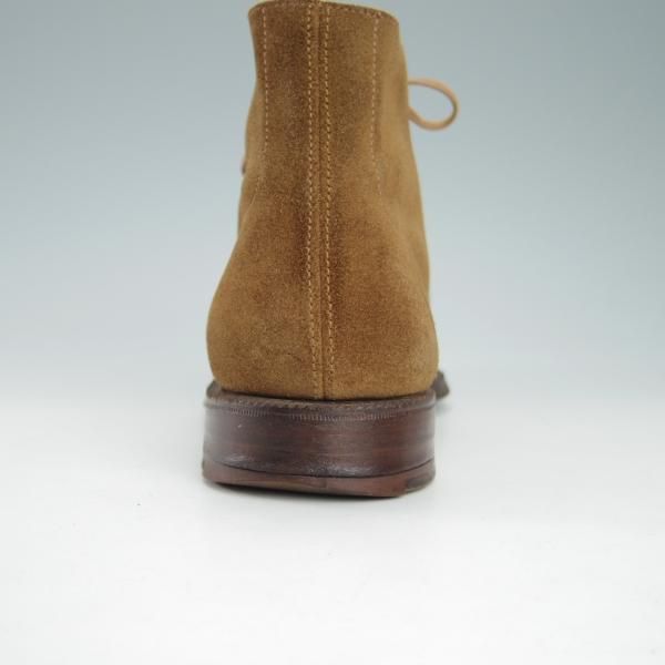 ★クロケット&ジョーンズ 6E【貴重★(英)ジョージ・クレバリー別注/チャッカブーツ】スエード/茶/GEORGE CLEVERLEY/Crockett&Jones★g788