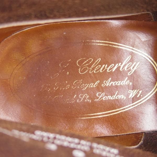 ★クロケット&ジョーンズ 6E【貴重★(英)ジョージ・クレバリー別注/チャッカブーツ】スエード/茶/GEORGE CLEVERLEY/Crockett&Jones★g788