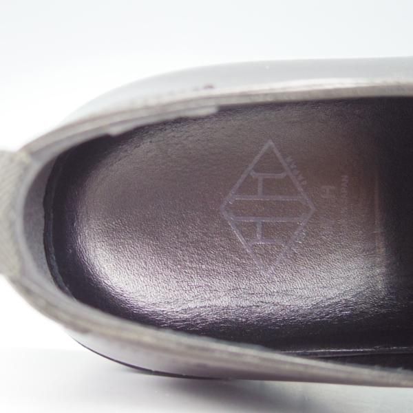 極美品★WH/ダブルエイチ SIZE 7【定価￥52,800-★(仏)アノネイ社/ボカルーカーフ】WH0001/プレーントゥ/Vocalou/濃茶/メンズ★g791