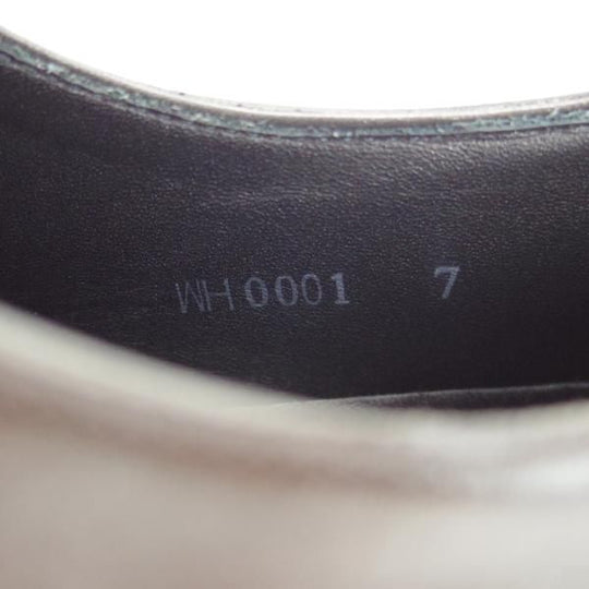 極美品★WH/ダブルエイチ SIZE 7【定価￥52,800-★(仏)アノネイ社/ボカルーカーフ】WH0001/プレーントゥ/Vocalou/濃茶/メンズ★g791