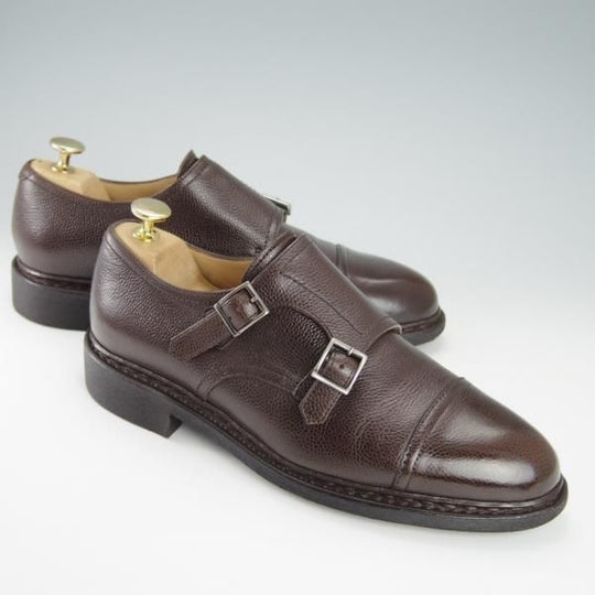 ★パラブーツ SIZE 6【定価￥71,500-★ビームスF別注/POE】ダブルモンク/グレインレザー/濃茶/メンズ/BEAMS F/Paraboot★g792