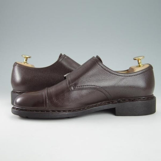 ★パラブーツ SIZE 6【定価￥71,500-★ビームスF別注/POE】ダブルモンク/グレインレザー/濃茶/メンズ/BEAMS F/Paraboot★g792