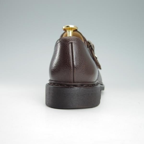 ★パラブーツ SIZE 6【定価￥71,500-★ビームスF別注/POE】ダブルモンク/グレインレザー/濃茶/メンズ/BEAMS F/Paraboot★g792