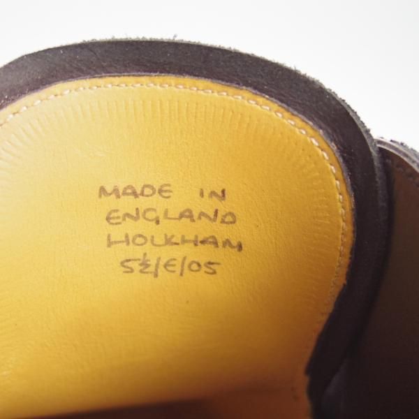 極美品★(英)FOSTER&SON/フォスター&サン 5.5E【定価￥148,500-★HOLKHAM/05ラスト】プレーントゥ/Vフロント/スエード/黒/メンズ★g794