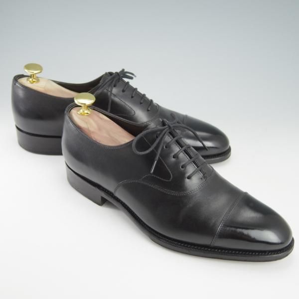 極美品★エドワードグリーン 5D【定価￥174,900-★チェルシー/CHELSEA/82ラスト】ストレートチップ/カーフ/黒/メンズ/EDWARD GREEN★g814